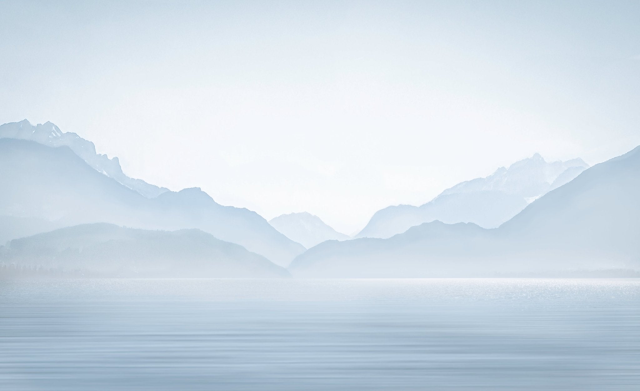 Papier peint Montagnes des Alpes - Annecy - Muralconcept