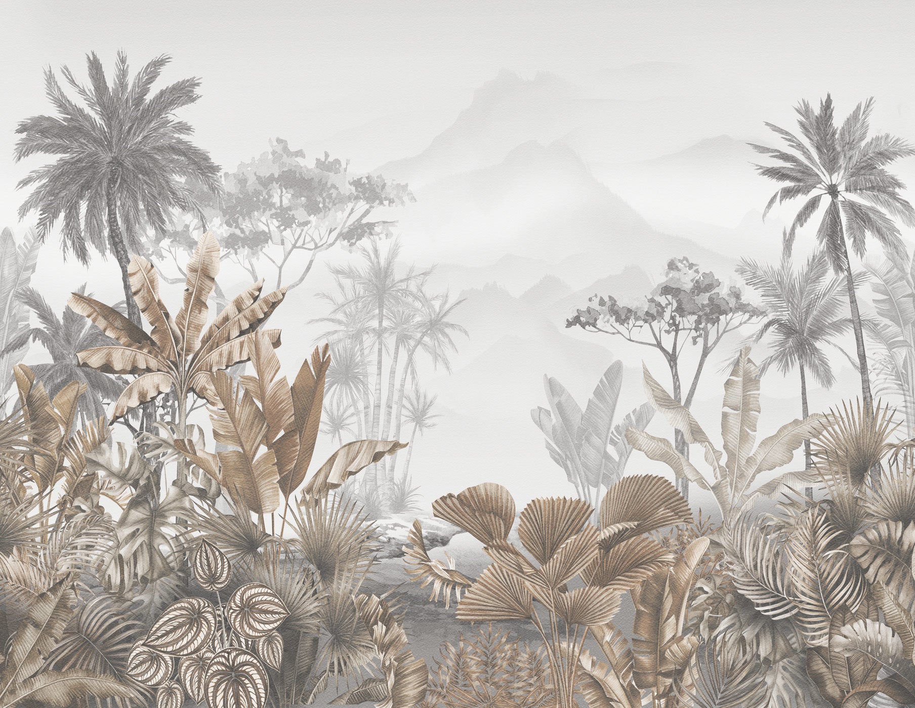 Papier peint panoramique jungle & tropical