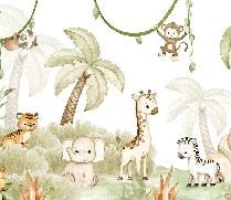 Papier peint animaux savane et douceur