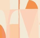 Papier peint abstrait géométrique peach