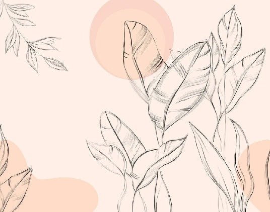 Papier peint gracieuse flore