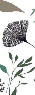 Tapete Ginkgo Blumenkünstler