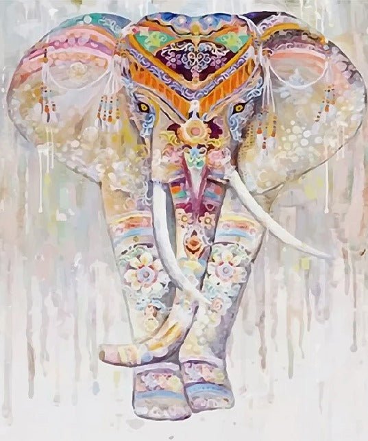 Carta da parati Elefante Boho Indiano
