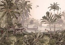 Papier peint jungle haven léopard, XXL, tendance