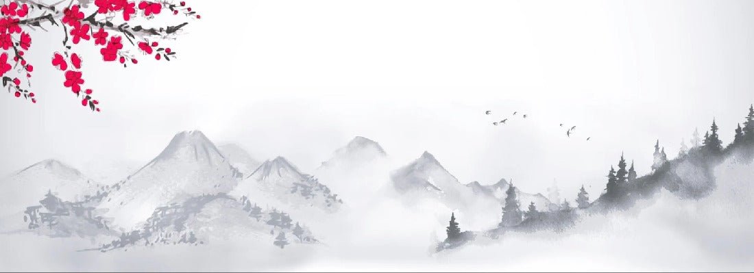 Papier peint zen paysage minimaliste