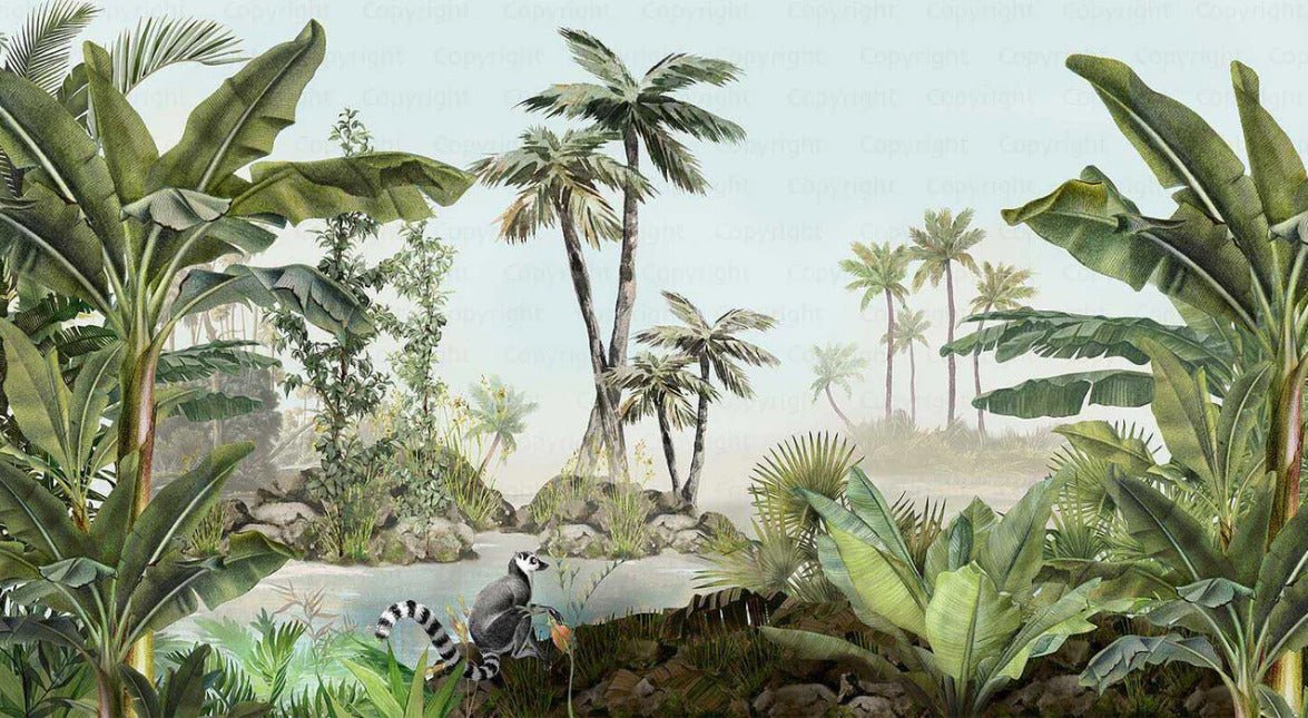 Papier peint Jungle luxuriante, XXL, tendance