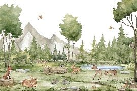 Animali nella foresta wallpaper