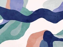 Papier peint abstrait ondulation