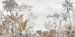 Tapete Trend Tropical Sepia