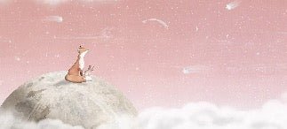 Carta da parati rosa notte calmante per bambini