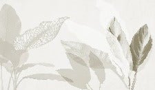 Carta da parati fogliame moderno seppia