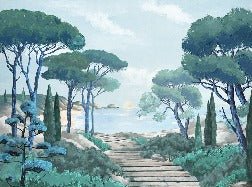 Papier peint balade dans les calanques