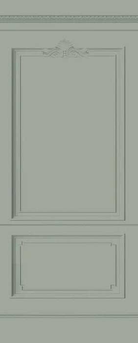 Papier peint Haussmann Vert de gris