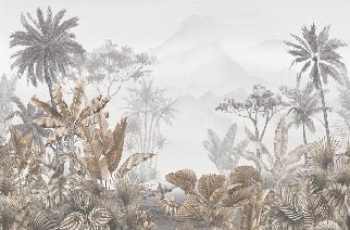 Tapete Trend Tropical Sepia