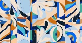 Papier peint abstrait vibrant