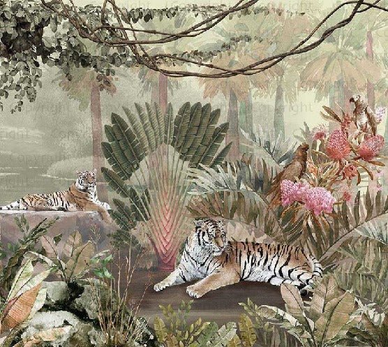Papier peint Jungle & Tiger