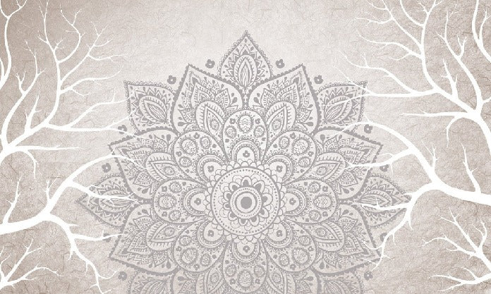Papier peint intissé mandala bohème indien