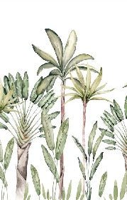 Papier peint tropical aquarelle