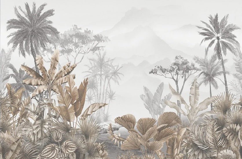 Tapete Trend Tropical Sepia