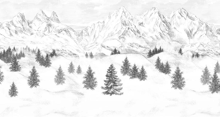 Papier peint Aiguilles d'Arves