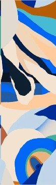 Papier peint abstrait vibrant