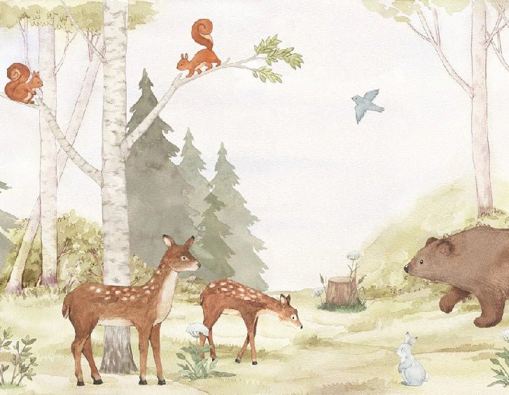 Tapete Zauberwald Kinderzimmer