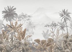 Tapete Trend Tropical Sepia
