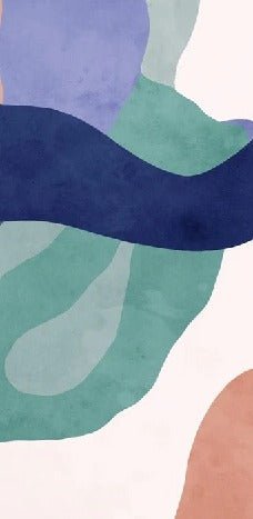 Papier peint abstrait ondulation