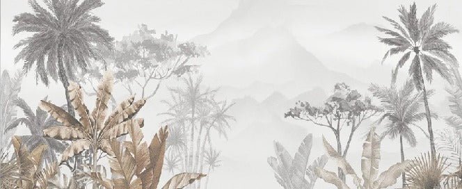 Tapete Trend Tropical Sepia
