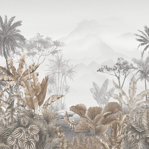 Tapete Trend Tropical Sepia