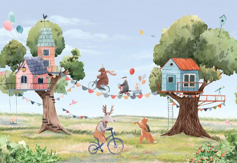 Tapete Baby Tiere Fanfare