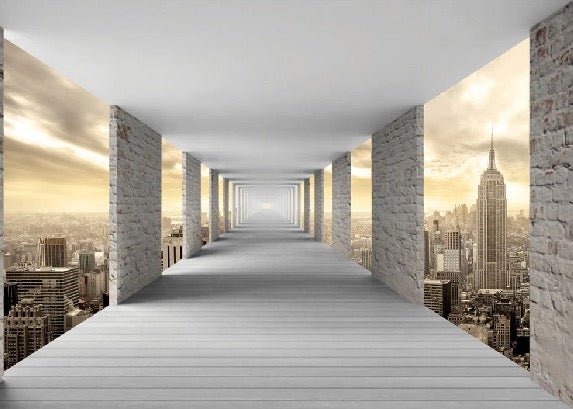 Tapete Trompe l'oeil New York Hall