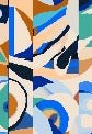 Papier peint abstrait vibrant