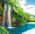 Relaxation cascade wallpaper