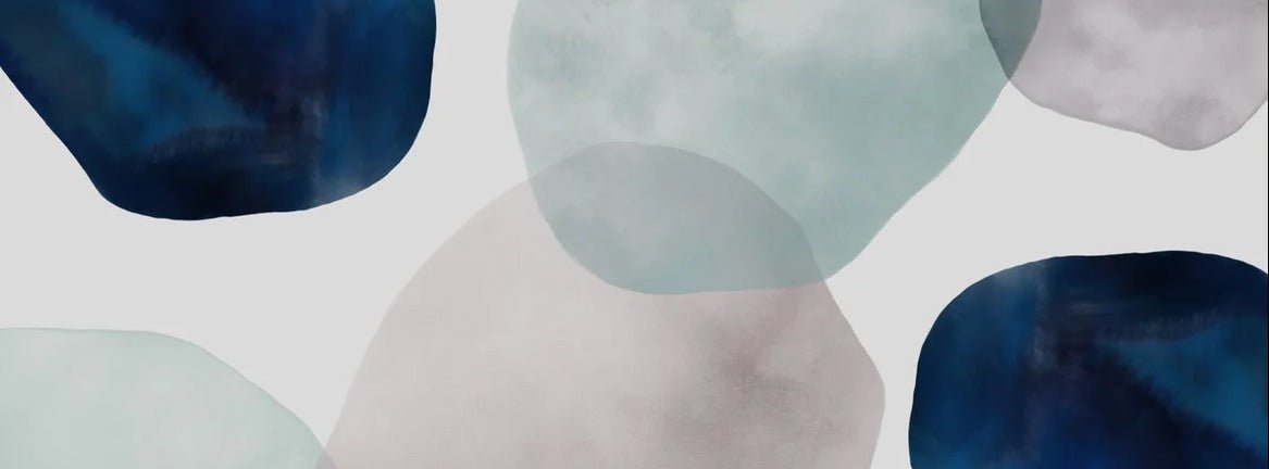 Papier peint cercle abstrait watercolor