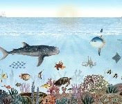 Carta da parati degli animali marini