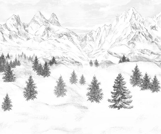Carta da parati Aiguilles d'Arves