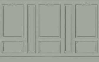 Papier peint Haussmann Vert de gris, XXL, tendance