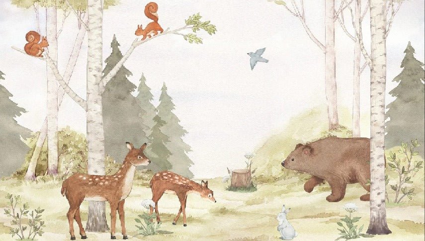 Tapete Zauberwald Kinderzimmer