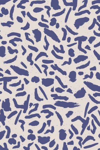 Papier peint artistic form bleu
