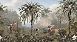 Papier peint à l'aube du Bengale