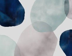 Papier peint cercle abstrait watercolor