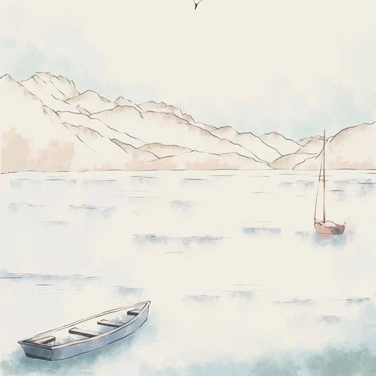 Papier peint Annecy, cimes & art