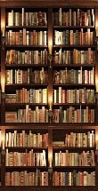 Papier peint trompe l'oeil Authentique Bibliothèque, XXL, tendance