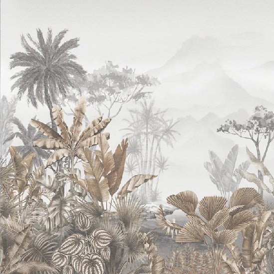 Tapete Trend Tropical Sepia