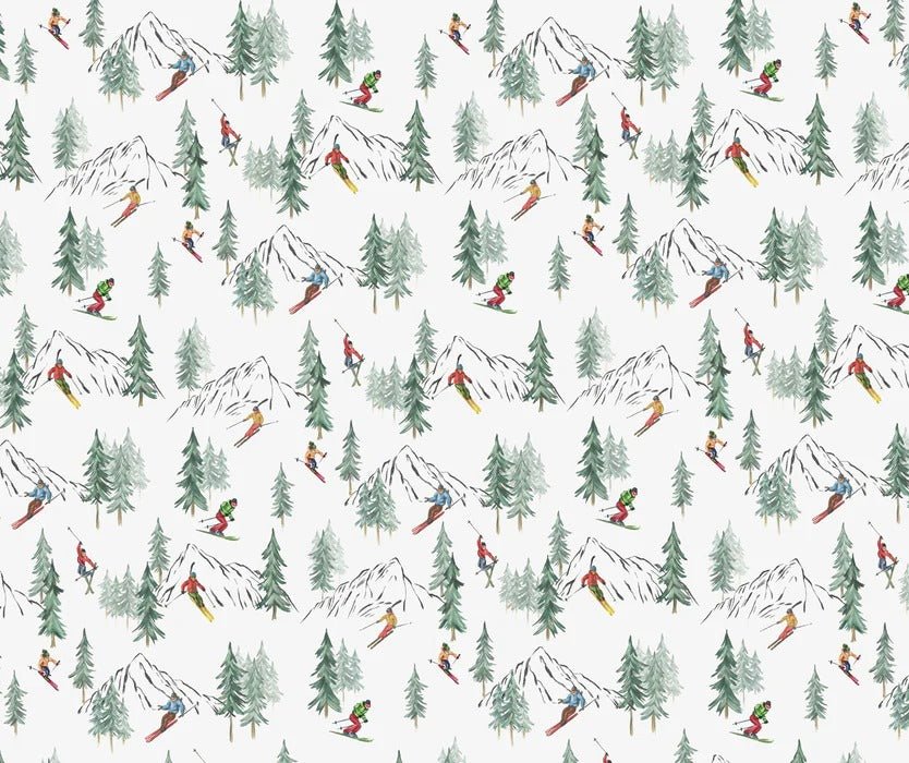 Papier peint Alpine glisse