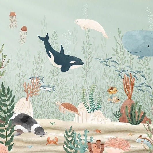 Babytapete Meereswelt