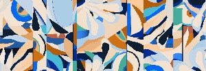 Papier peint abstrait vibrant