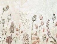 Carta da parati con fiori d'autunno