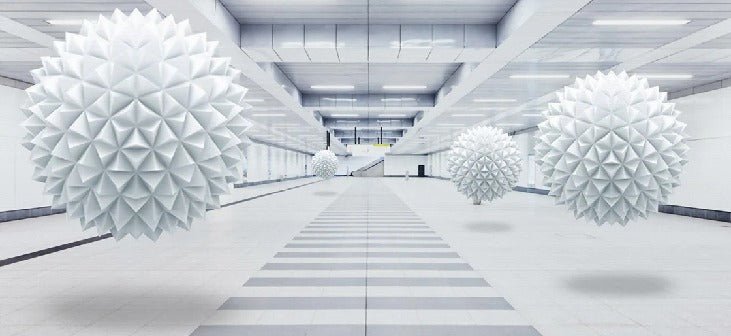 Papier peint Trompe l'oeil 3D tendance in the air, XXL, tendance